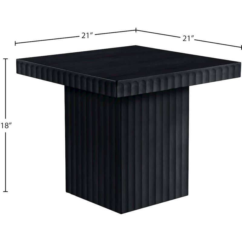 Meridian Furniture Spencer Black Oak Veneer Coffee Table