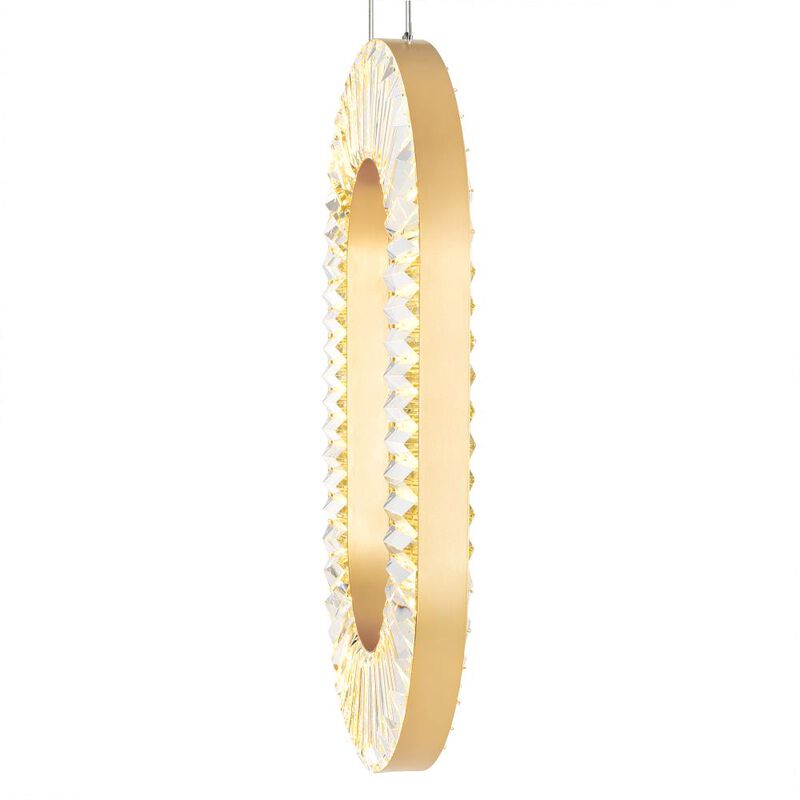 Bjoux LED Chandelier With Sun Gold Finish