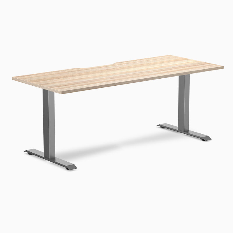 Desky Zero Scalloped Laminate Office Desk image number 0