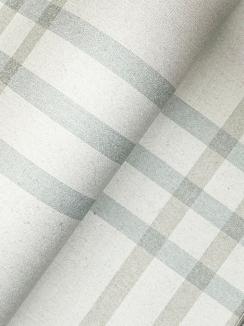 Fletcher Aqua Plaid Wallpaper image number 0