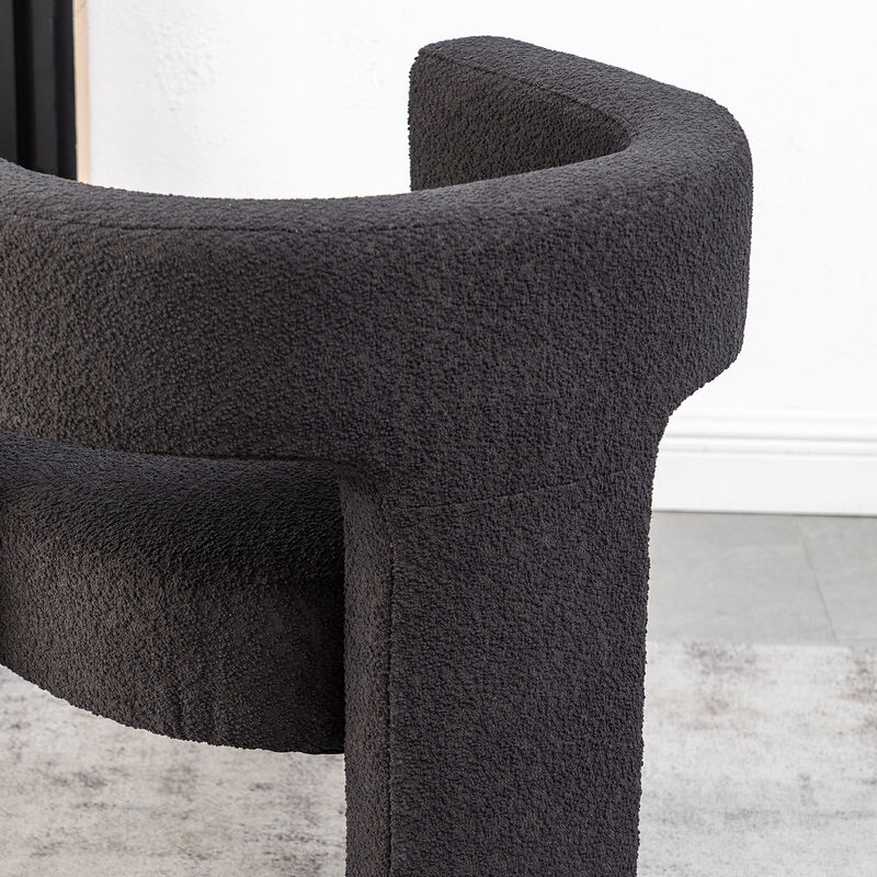 Herbert Modern Boucl&eacute; Armchair image number 4