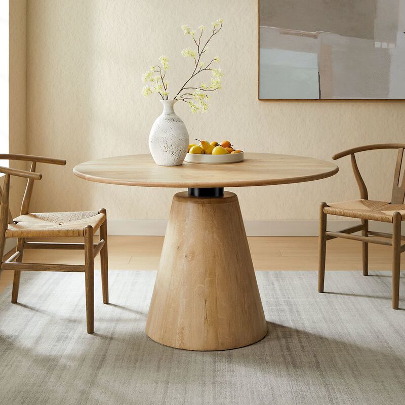 Sabelle 47" Round Wood Dining Table image number 6