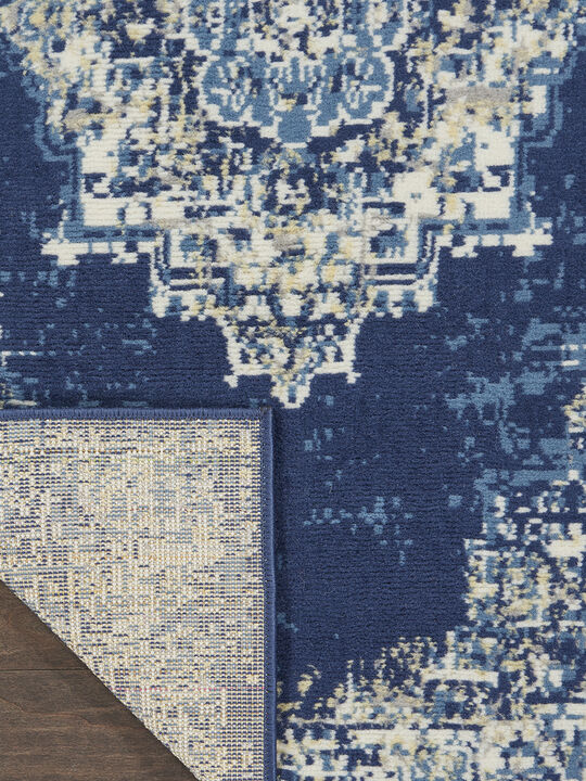 Grafix GRF14 Navy/Blue 3' x 5' Rug