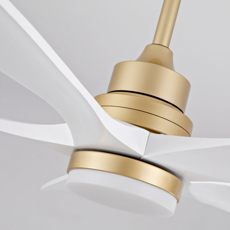 ELEMENT ACE Modern Indoor Ceiling Fan with Dimmable LED Light and Remote Control featuring Energy-Efficient DC Motor image number 8