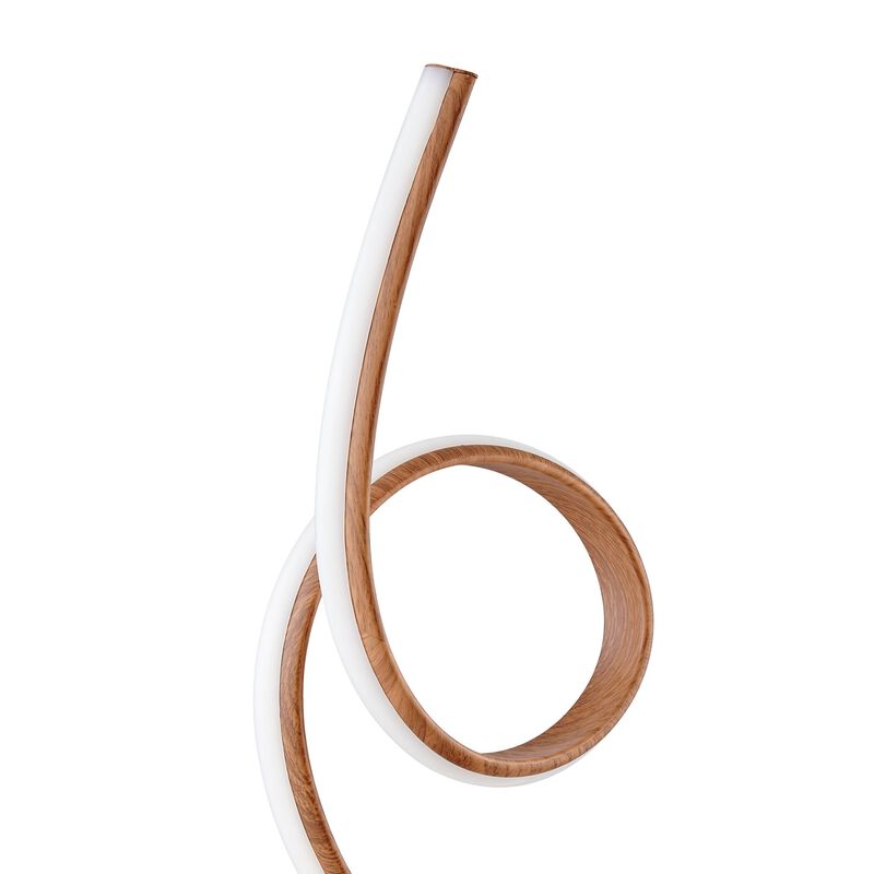 Amsterdam Table Lamp Light Wood Metal Dimmable Integrated LED