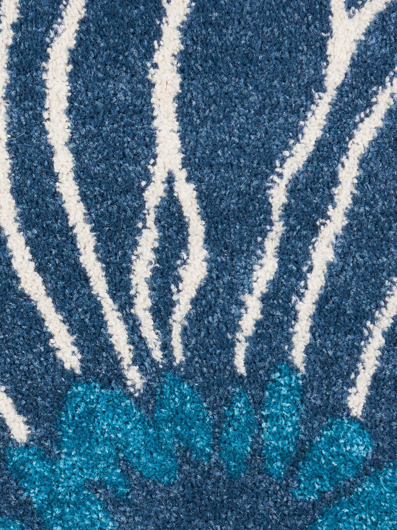 Passion PSN17 Blue 1'10" x 6' Rug image number 5