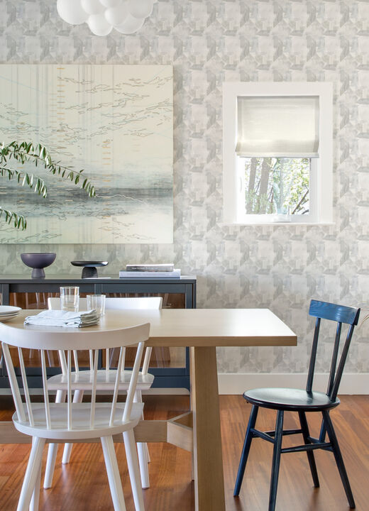 Perrin Light Grey Gem Geometric Wallpaper (Set of 2)