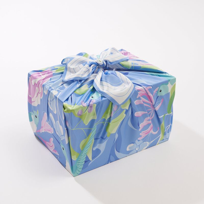 Furoshiki Gift Wrap by Danni Ha | 35", Recycled Polyester image number 1