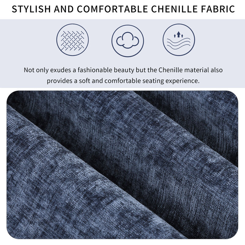 Merax Polyester Sectional Sofa Bed with Storage Space