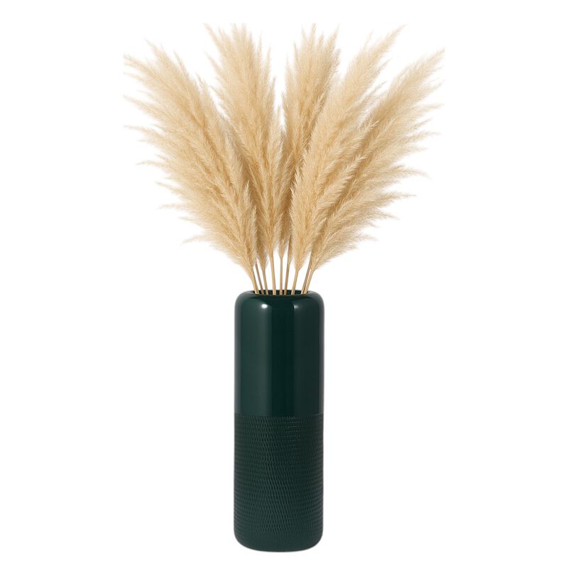 Grooved Ceramic Vase