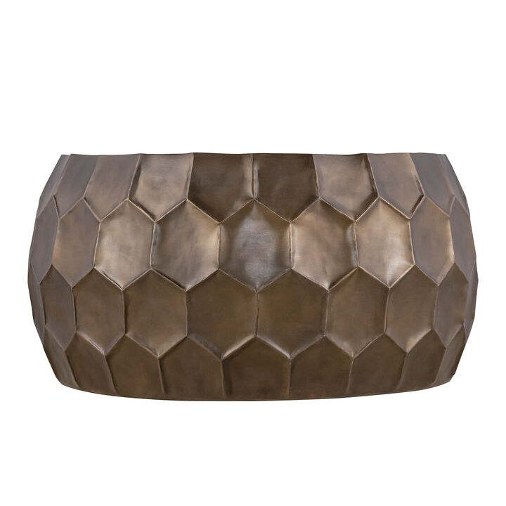 Rivarisse Black Patterned Coffee Table