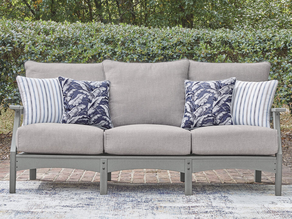 Lone View Bay Outdoor Sofa with Cushion