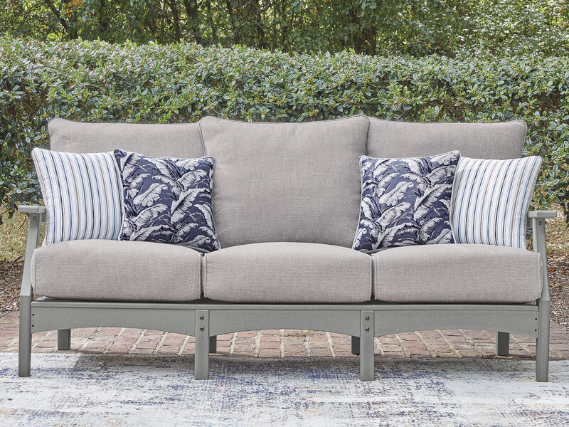 Lone View Bay Outdoor Sofa with Cushion image number 1