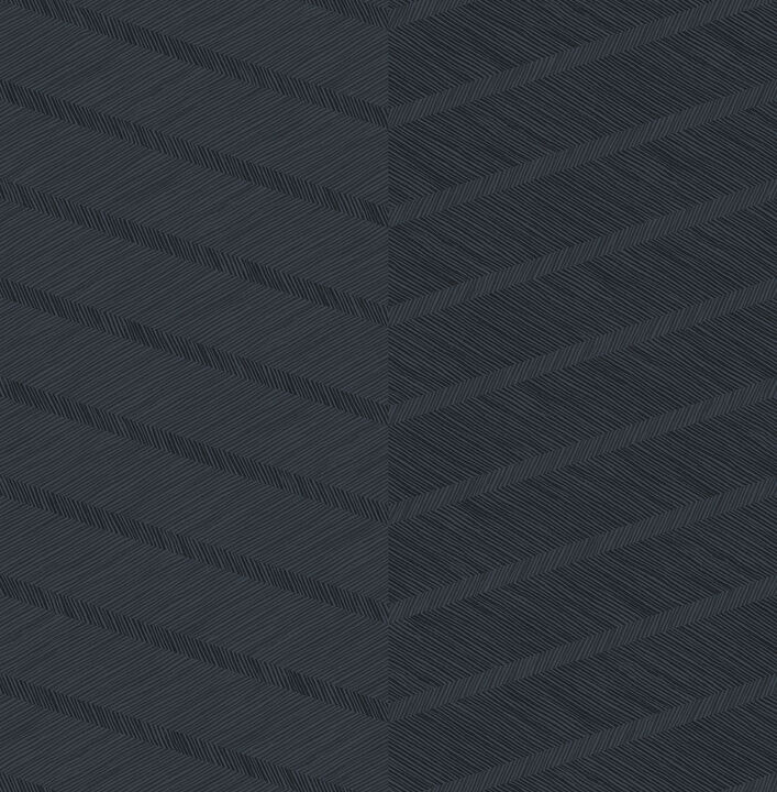 Aspen Indigo Chevron Wallpaper