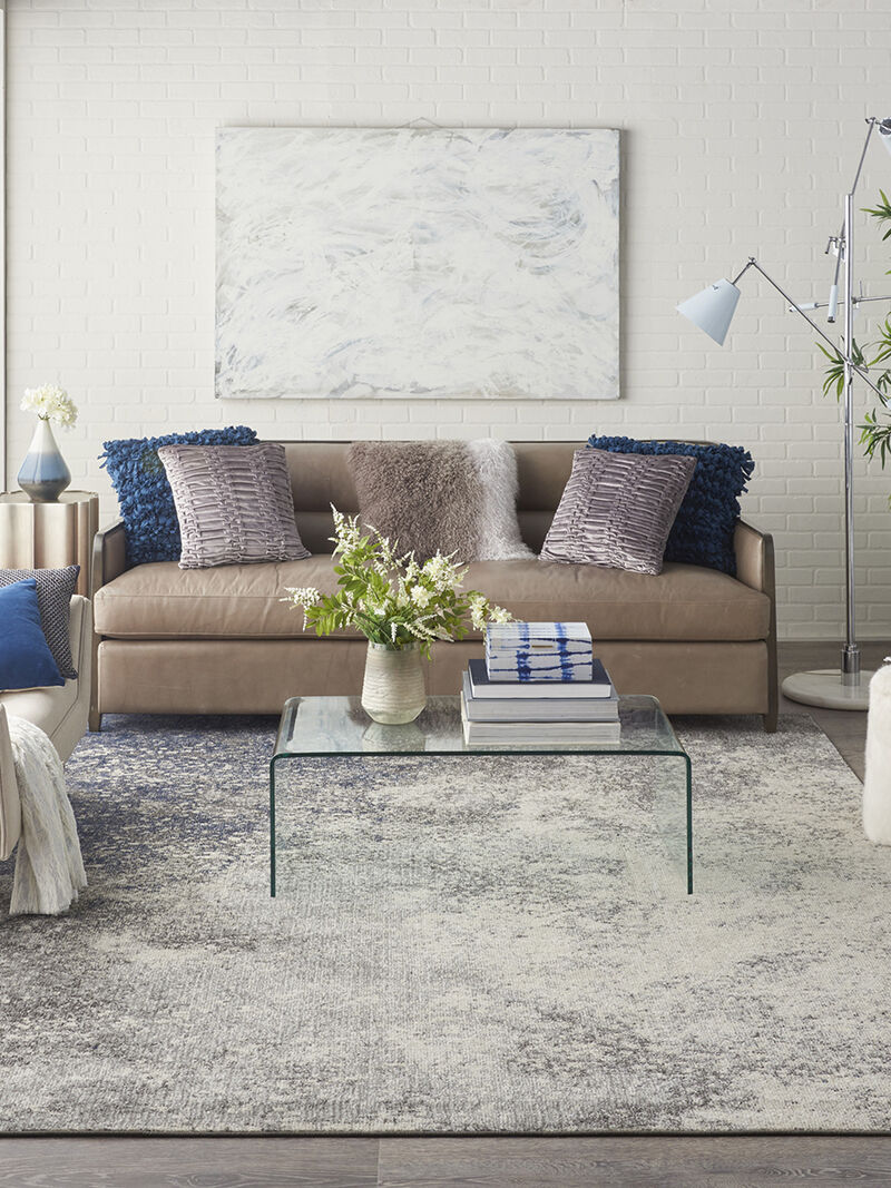 Passion PSN10 Charcoal/Ivory 9' x 12' Rug