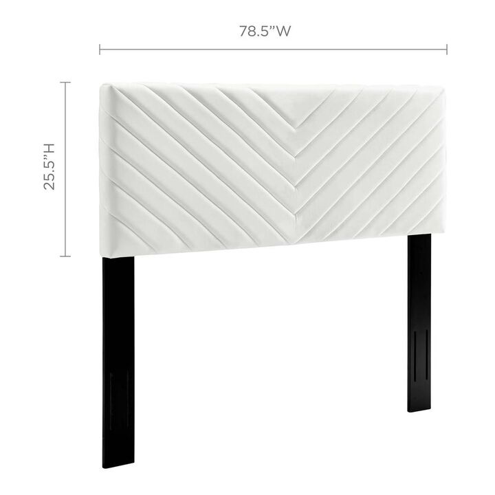 Tufted Performance Velvet King / California King Headboard
