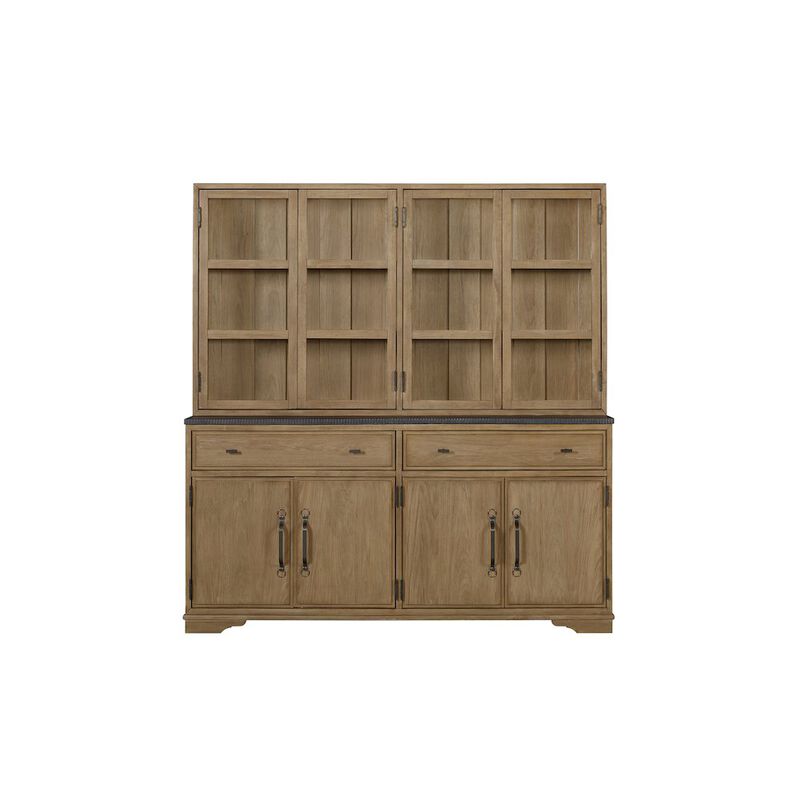 Magnolia 2 Piece Cabinet (Hutch & Buffet) - Cashew image number 0