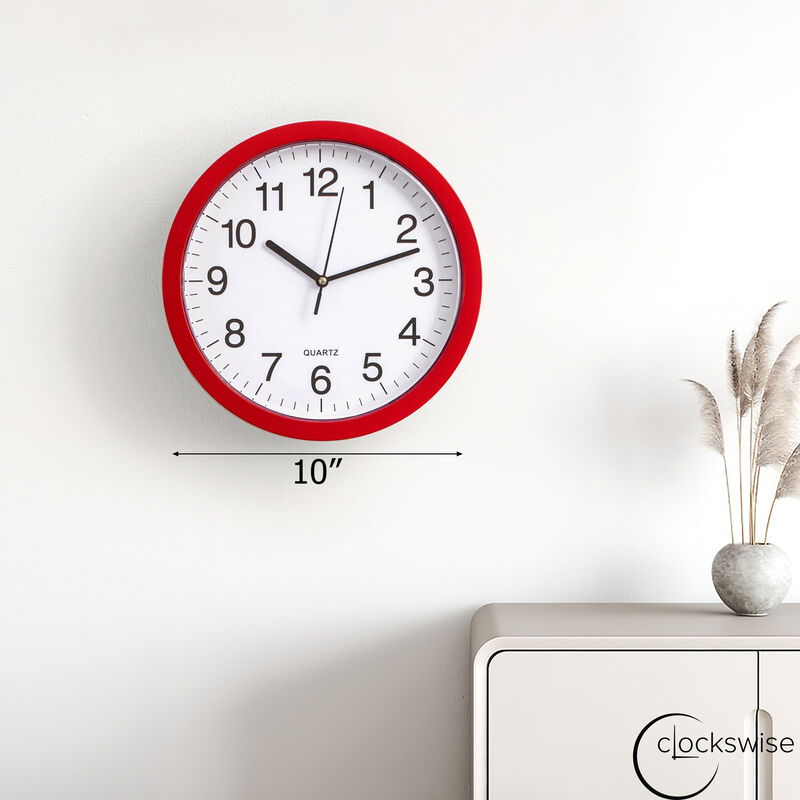 Clockswise 10-in Wall Mounted Clock