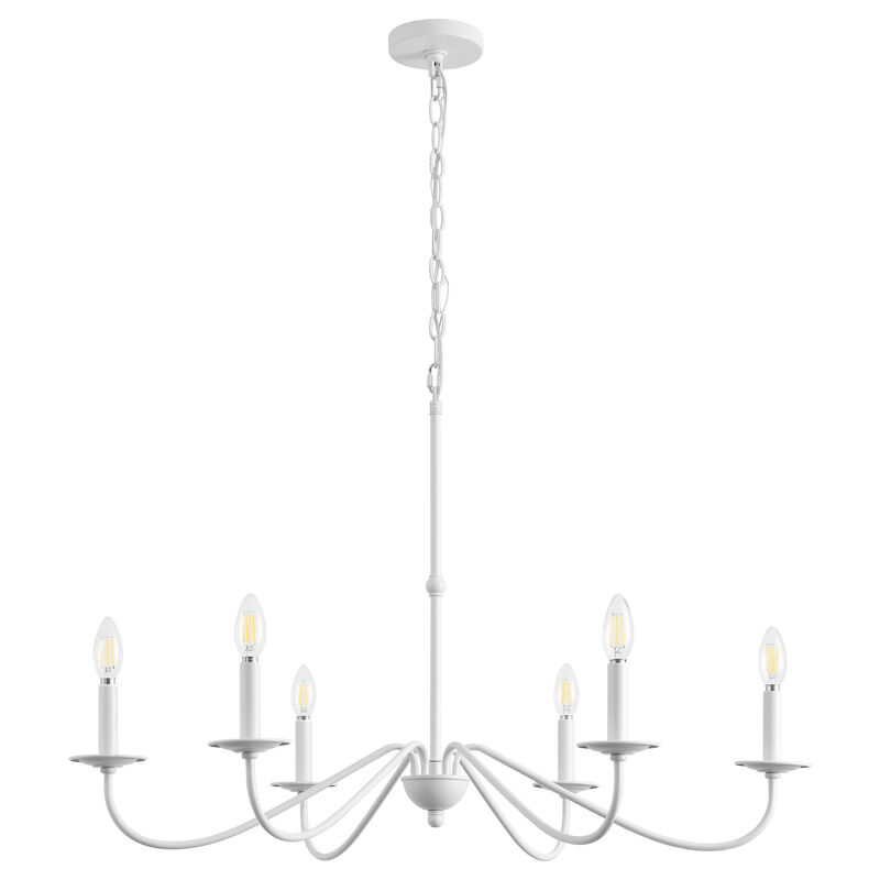 Wicklow Bohemian Farmhouse Iron LED Chandelier