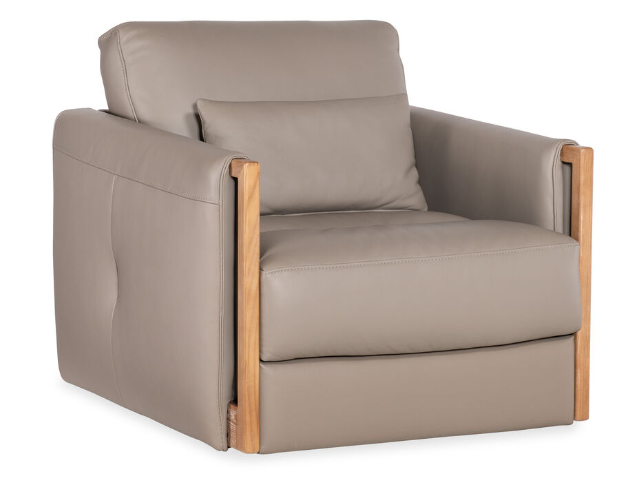 Meridian leather Swivel Chair