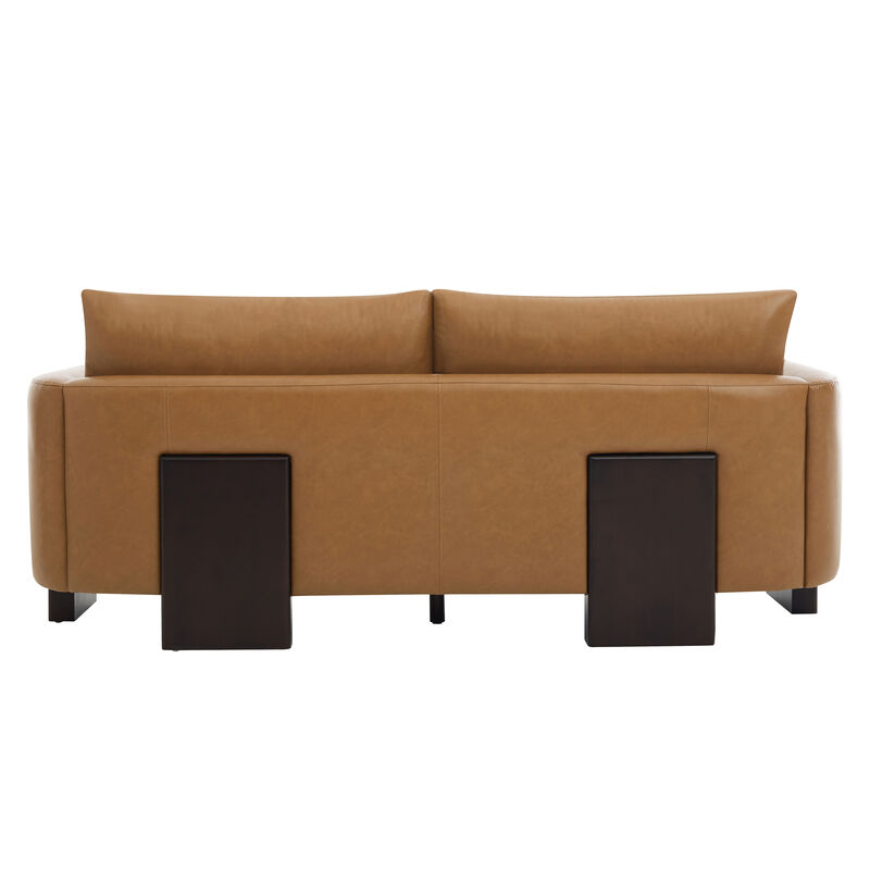 Kixsat  PU 3-seater Sofa image number 4