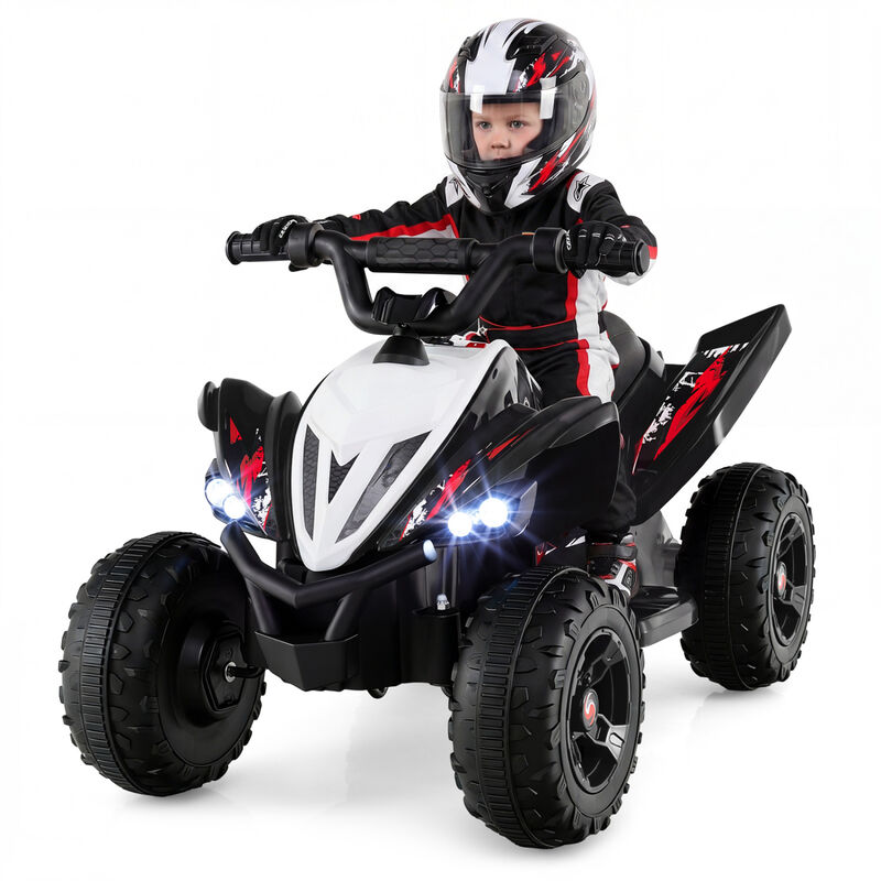 Kids 12V Ride On 4 Wheeler ATV with LED Lights and Speed Control image number 3