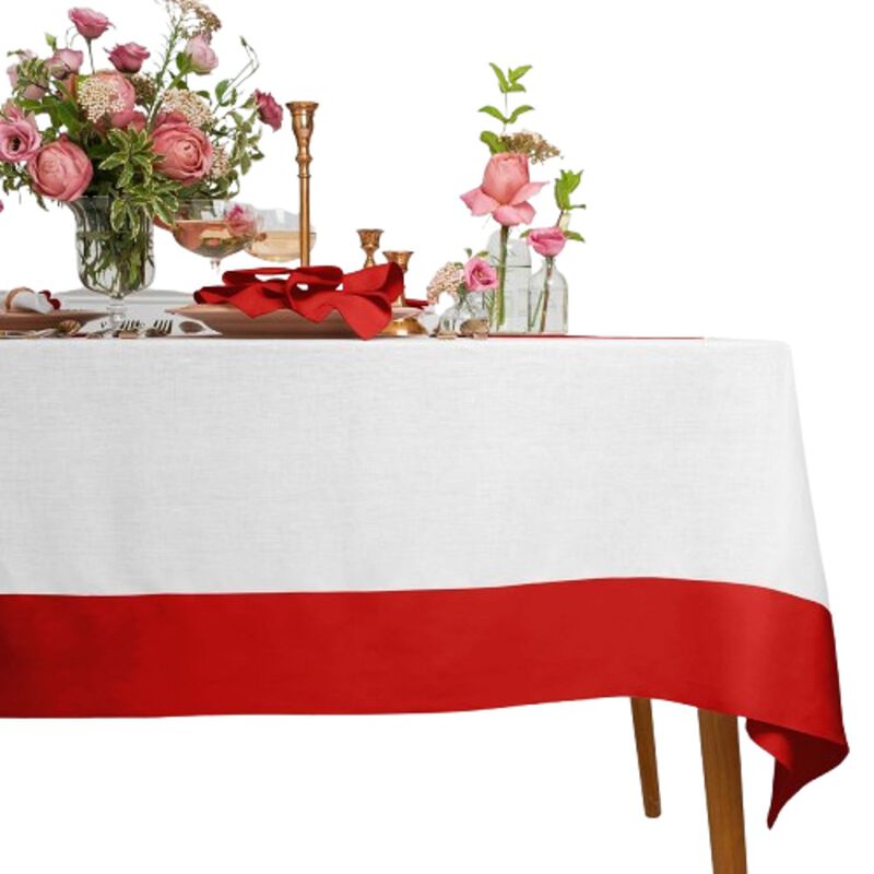 Solino Home 100% Pure Linen Tablecloth - Contempo