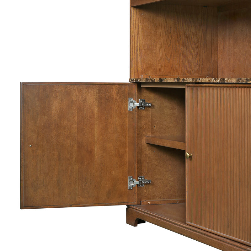 Dilut Tall Bookcase Storage Cabinet image number 3