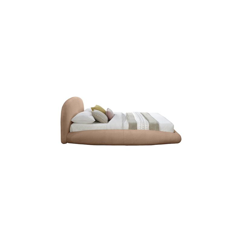 Meridian Furniture Genesis Beige Teddy Fabric King Bed