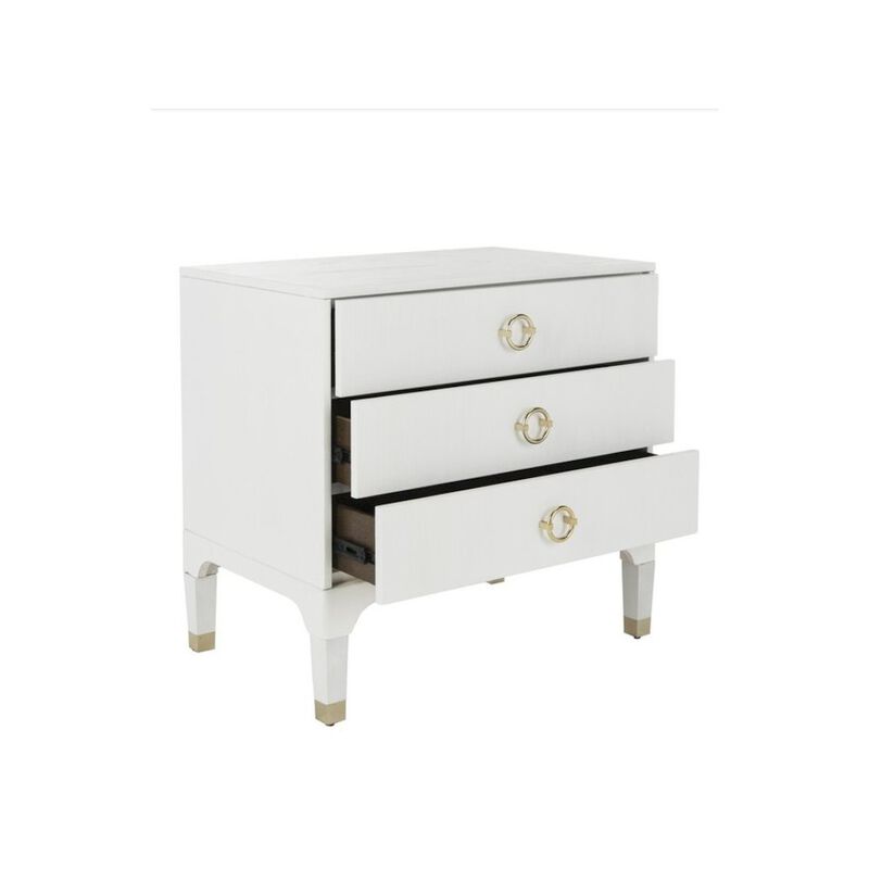 Safavieh Lorna 3 Drawer Contemporary Night Stand