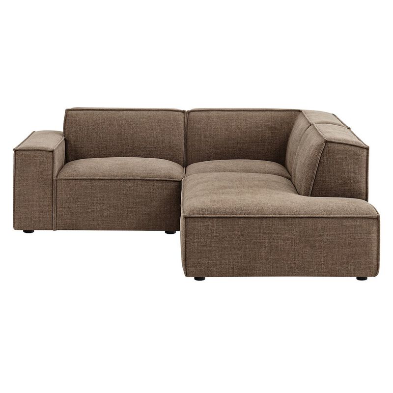 Restore 3-Piece Performance Fabric Upholstered Modular L-Shaped Sectional Sofa image number 5