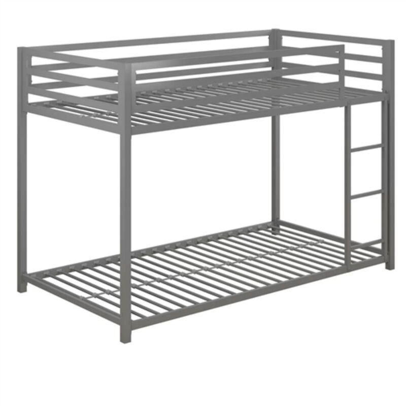 Minimalist Low-Height Metal Bunk Bed &ndash; Modern Design with Functionality image number 0