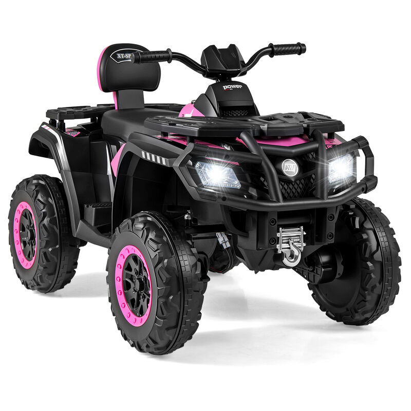 24V Two Seater Kids ATV Vehicle with 4 Motors Music and LED Light Features image number 6