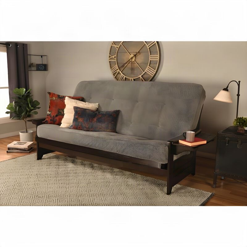 Phoenix Frame Queen-Espresso Finish-Marmont Thunder Mattress image number 4