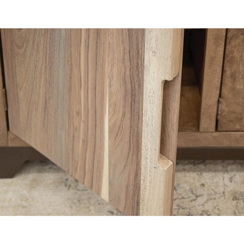 Crafters and Weavers Natural Parota Wood Sideboard - 70