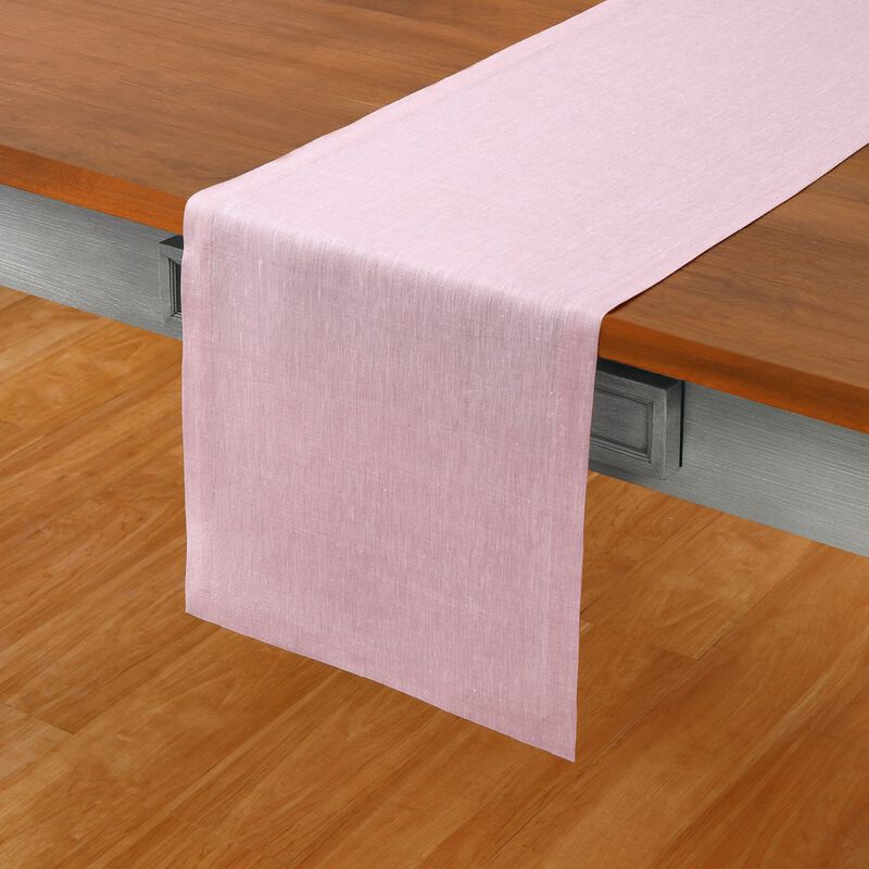 Solino Home 100% Pure Linen Table Runner - Athena