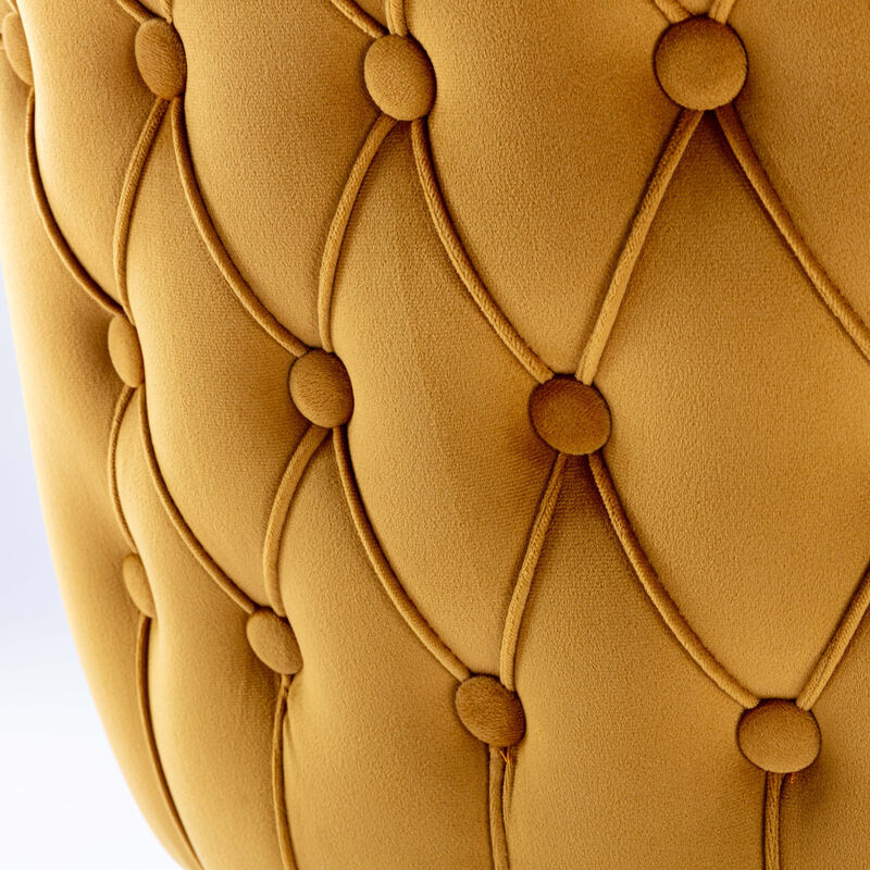 Streamdale Set of 2 Gold Wingback Dining Chairs