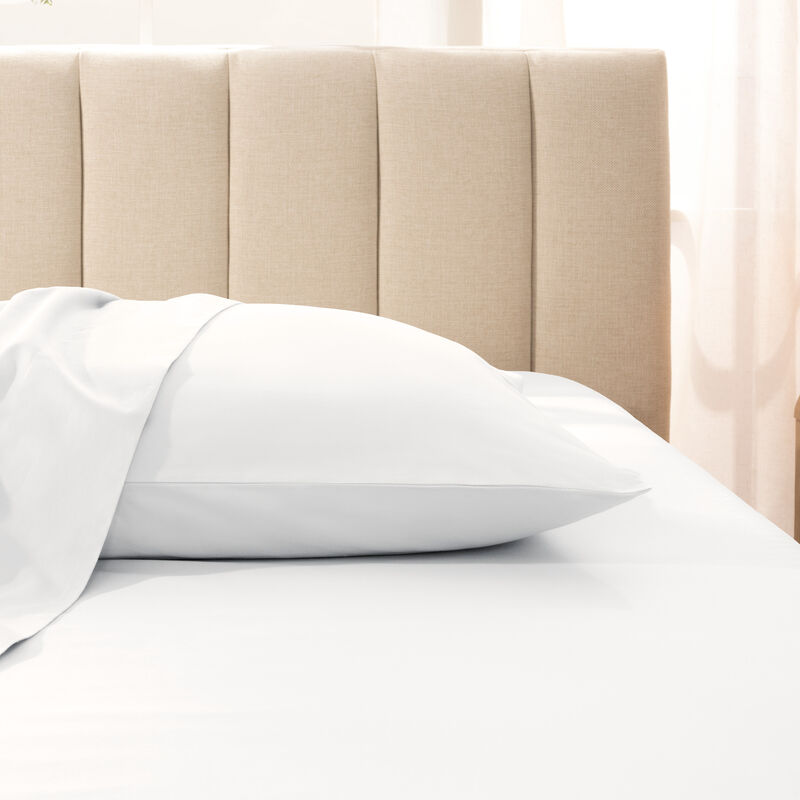 400 Thread Count Organic Cotton Sateen Pillowcase Set image number 1