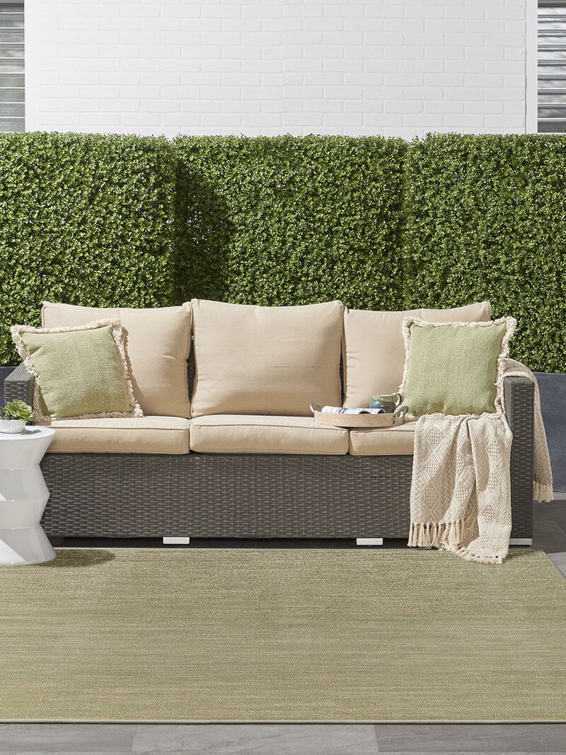 Nourison Essentials NRE01 Green/Gold 10' x 14' Rug