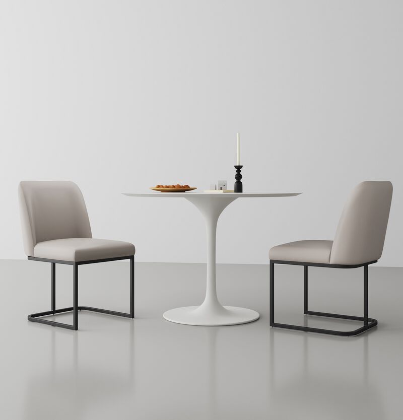 Serena Light Gray Dining Chairs (Set of 2)