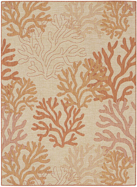 HomeRoots Nautical Indoor Outdoor Area Rug