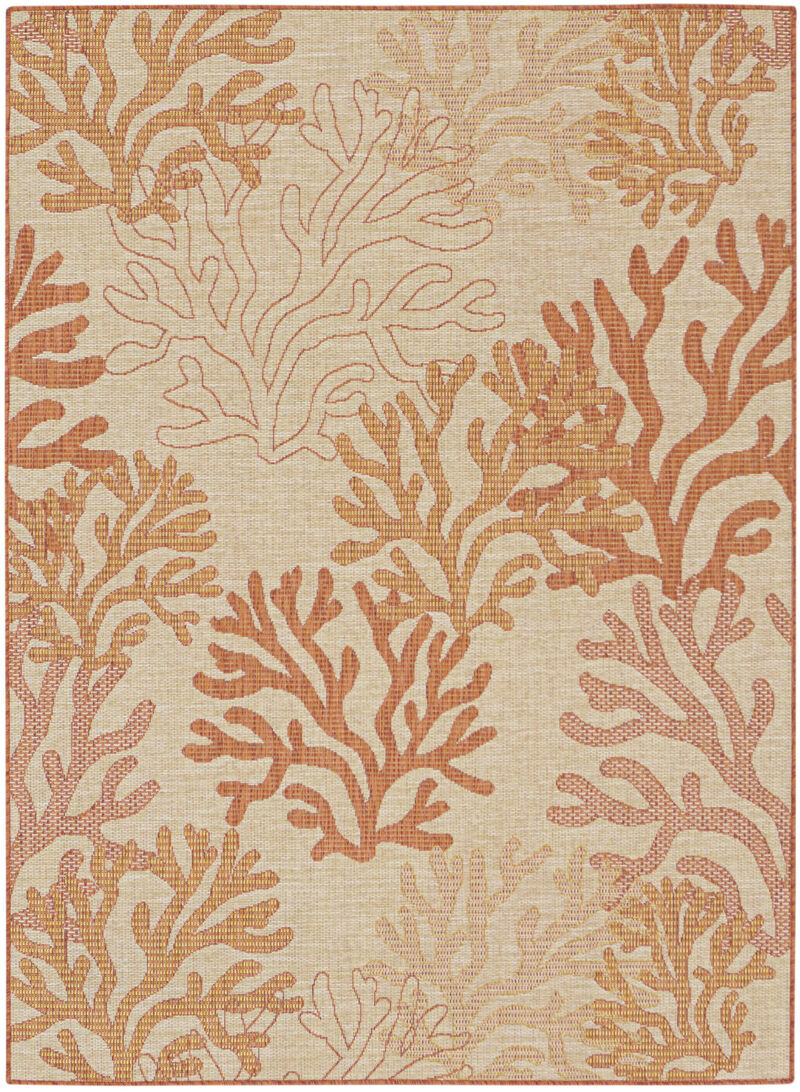 HomeRoots Nautical Indoor Outdoor Area Rug image number 0