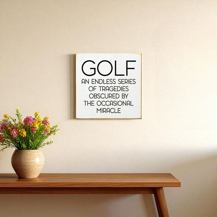 Golf Funny Wooden Sign Rustic Golf Wall Decor Gift for Golf Lovers