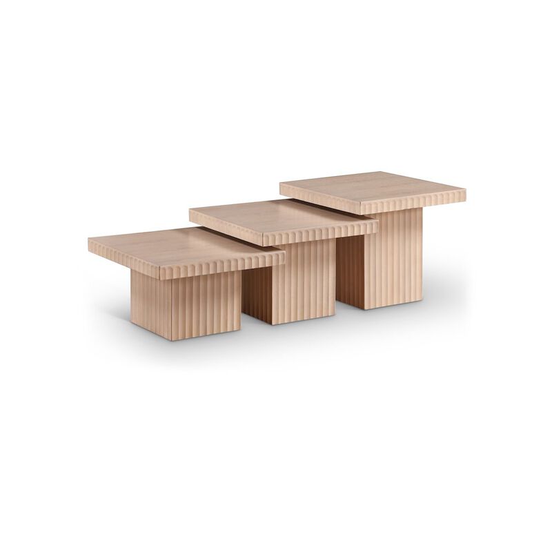 Meridian Furniture Spencer Natural Oak Veneer Coffee Table