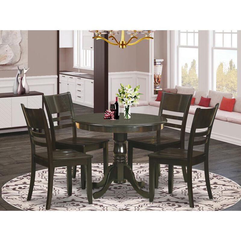 5 Pc Kitchen Table set-Kitchen Dining nook and 4 Dining Chairs