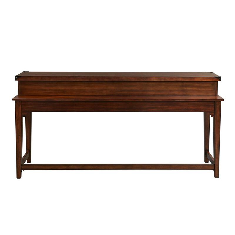 Liberty Furniture Aspen Skies Console Bar Table in Russet Brown image number 1
