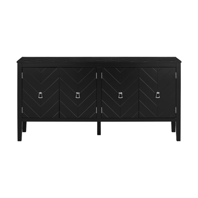 Merax Four-Door Sideboard Storage Cabinet