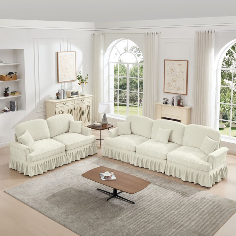 Baxpaf Mid-Century Modern Modular Sofa Set image number 2