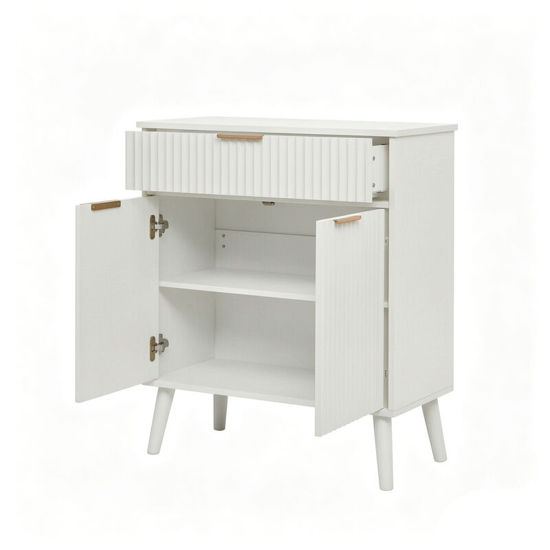 Lewurn Adjustable Shelves Storage Cabinet image number 6