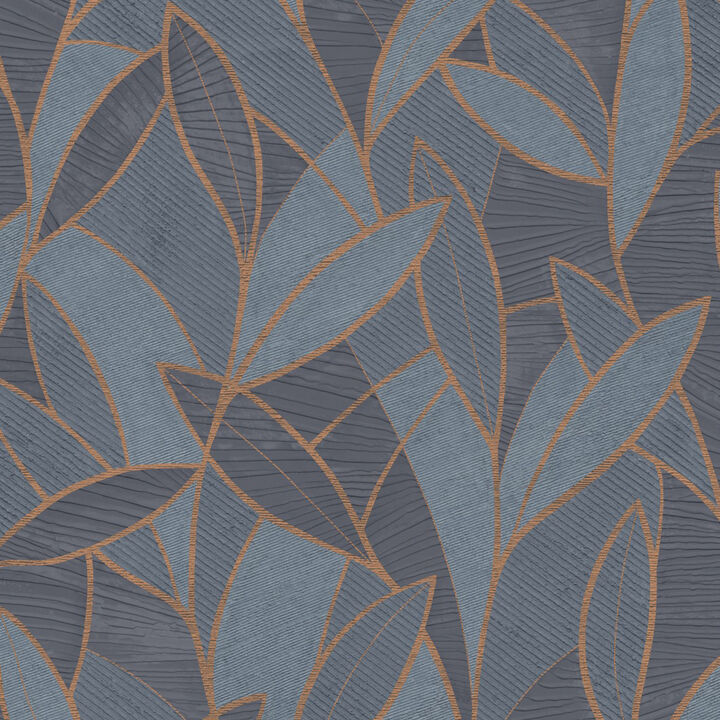 Carved Leaf Wallpaper